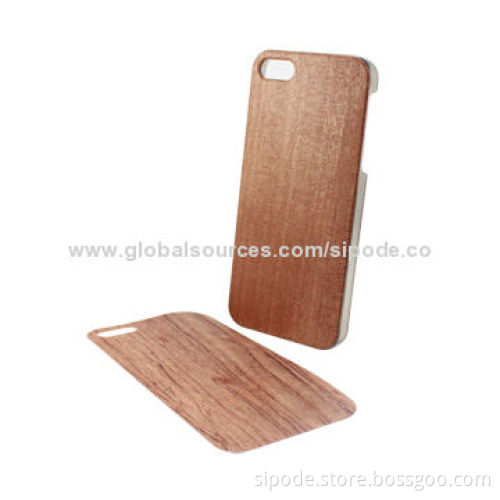 Cases for iPhone 5, with Wooden IMD Printing